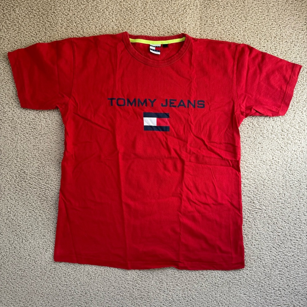 Tommy Jeans Red T-Shirt